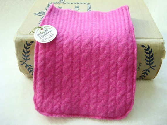 Upcycled cashmere Nook reader cover | WormeWoole