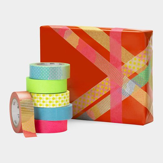 Washi Paper Masking Tape Gift Wrap | Cool Mom Picks