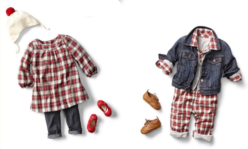 babygap Plaid holiday outfits for baby | Cool Mom Picks