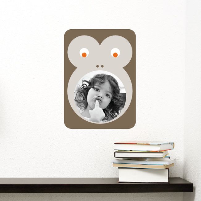 Paper Culture Monkey Wall Decal Photo Frame | Cool Mom Picks