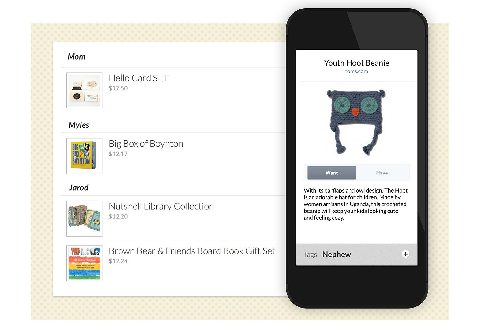 Springpad Mobile App featuring Cool Mom Picks Holiday Shopping Planner