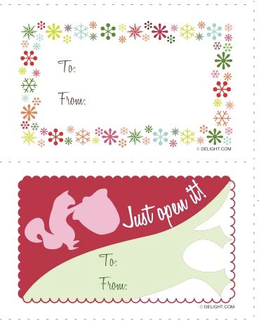 free gift tags from delight.com