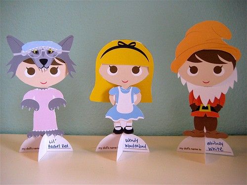 fairytale doll cards