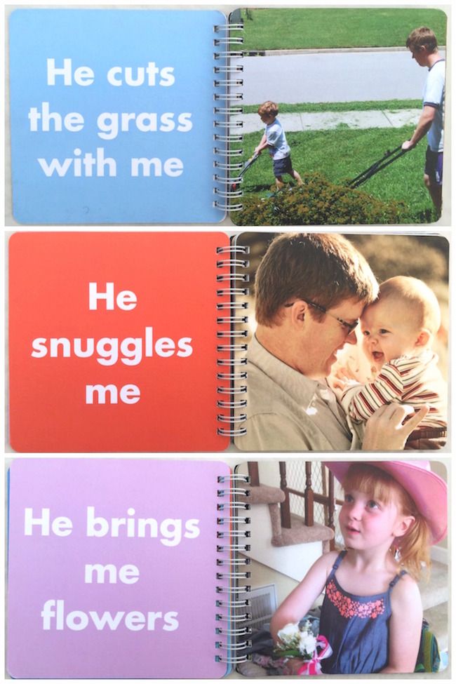 Personalized Father's Day gift ideas: A Daddy & Me photo board book from Pinhole Press
