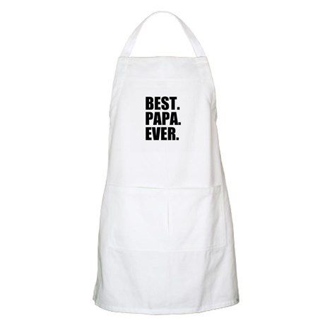 DIY Father's Day gift from the kids: Color your own Best Papa Ever apron with fabric paints or markers