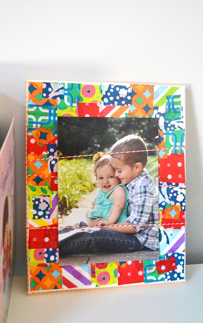 DIY Father's Day gifts from the kids: Easy decoupage photo frame | Mod Podge Rocks blog