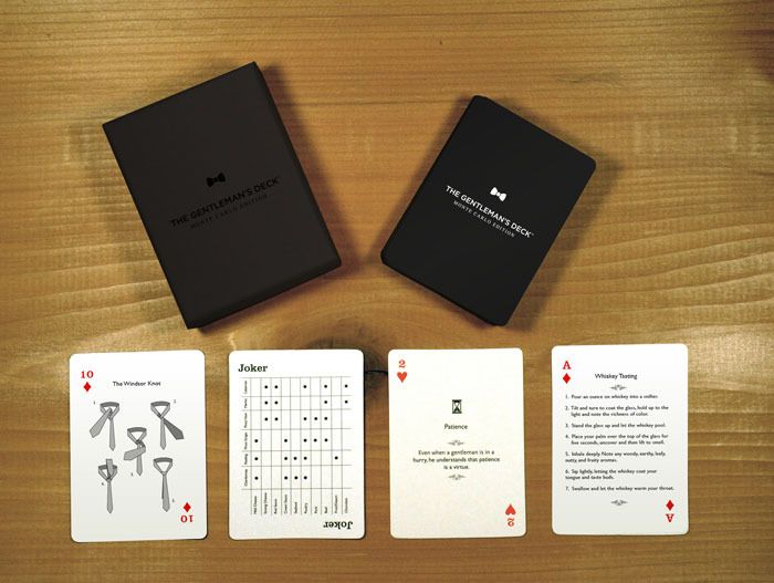 Gentleman's Deck of Cards | Cool Father's Day gifts under $25