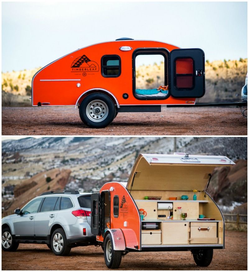 Amazing Father's Day gift ideas for dads who love camping: The Timberleaf Camping Trailer is at the top of our wish lists as far as camping goes. Wow!