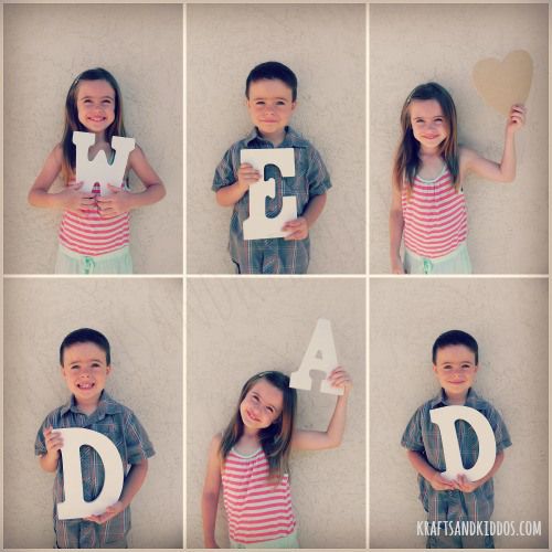 We Love Dad Father's Day photo shoot idea | Last minute Father's Day Gifts