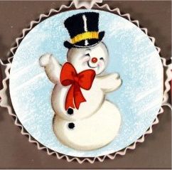 snowman chocolate