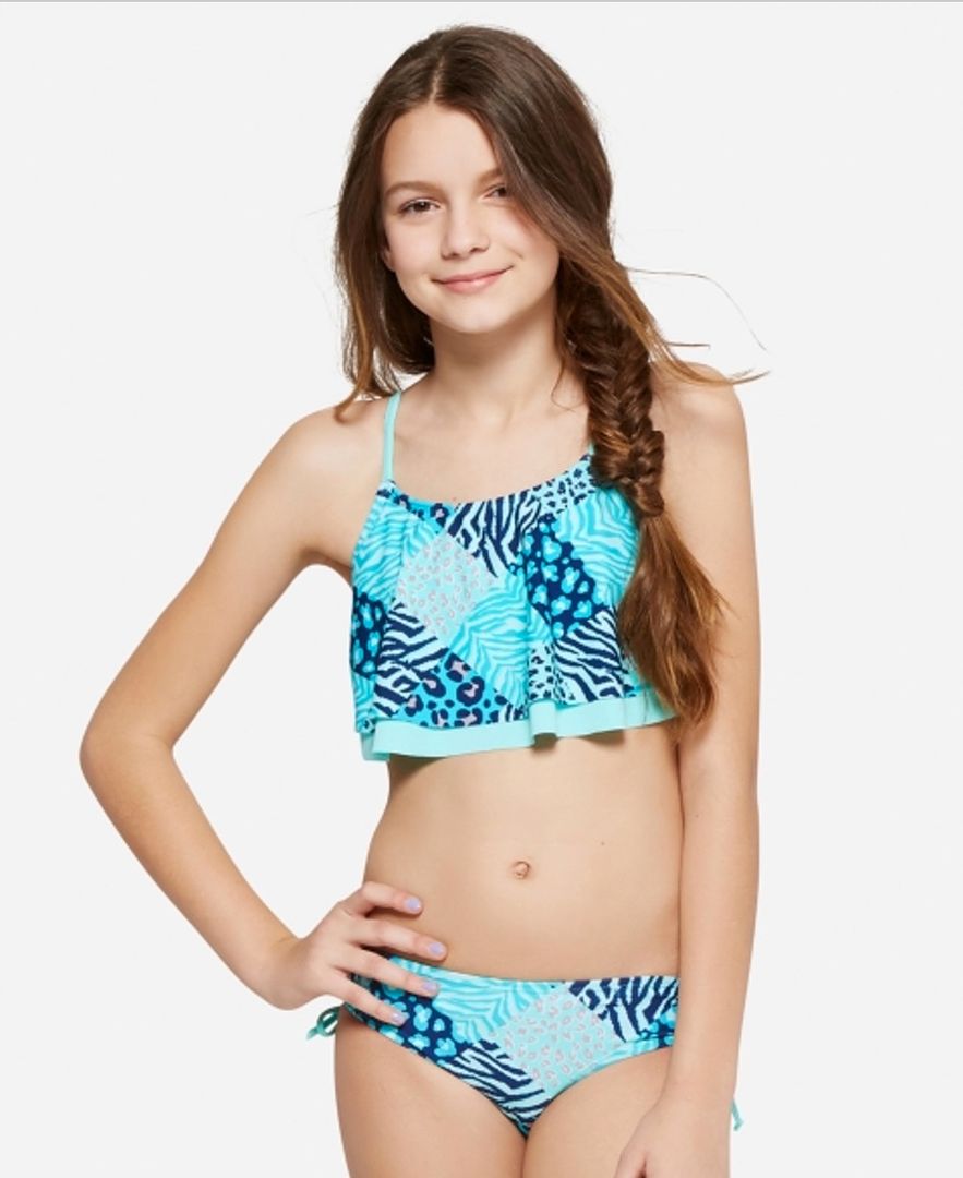 Girls animal print bikini from Justice: One moms and daughters can agree on!