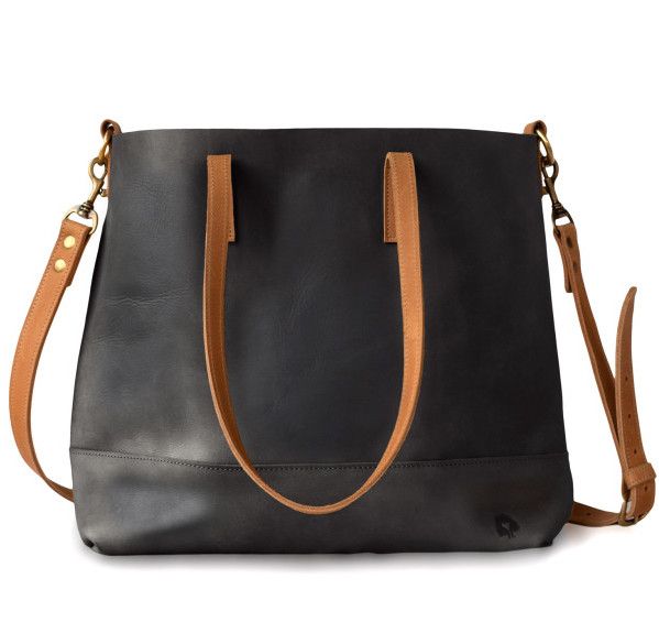 Mother-in-law holiday gifts: leather crossbody tote from FashionABLEs