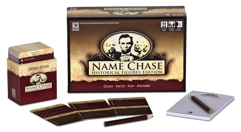 Best educational toys for kids: Name Chase historical figures edition is an awesome trivia game for the whole family. (Be warned, your kids may beat you!)