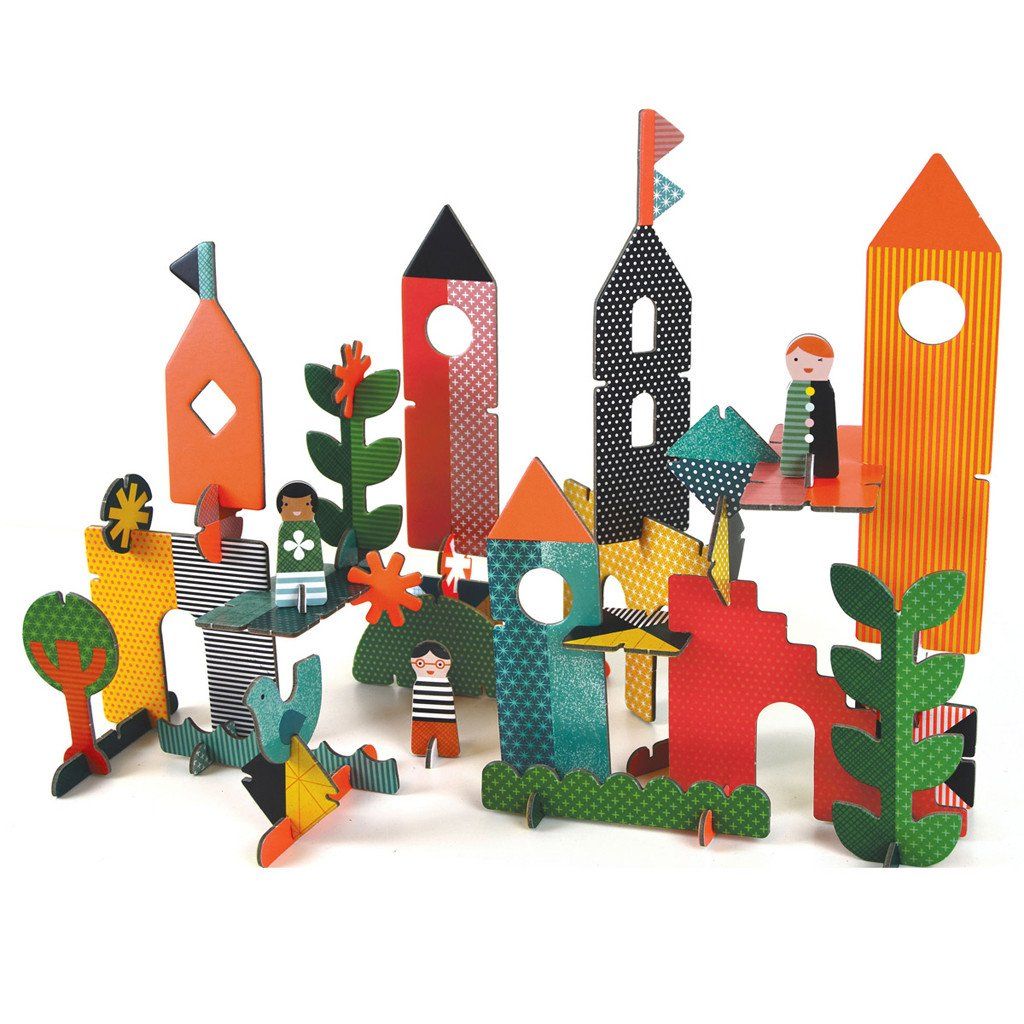 Creative pop-out and play city set: Gifts Under $15 for kids | Cool Mom Picks Holiday Gift Guide 2016