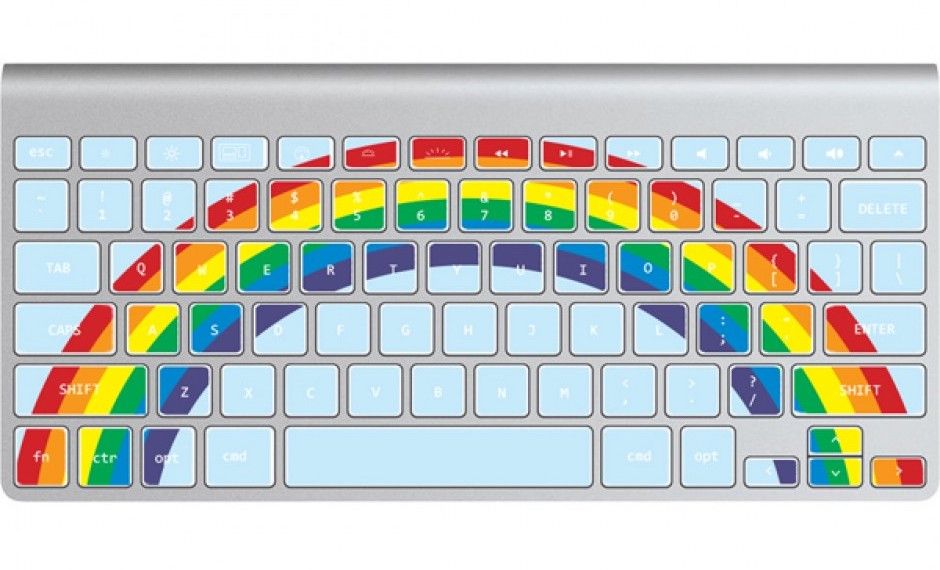 Kidecal spruces up your keyboard with rainbows, unicorns, flags, flowers and more