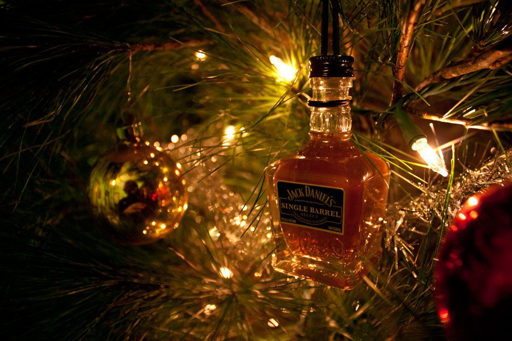 Holiday gifts for adults under $15: Mini Jack Daniels ornament