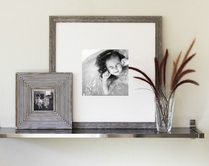 Holiday gift idea for moms: Find the most imperfect photo of the kids you love and frame it perfectly. | Frame: Obrien Schridde | Photo: Kristen Chase
