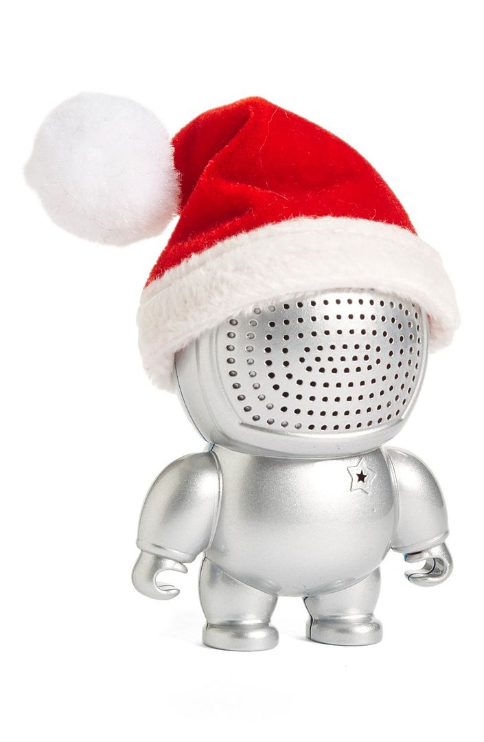 Santa Robot portable speaker | Cool tech stocking stuffers