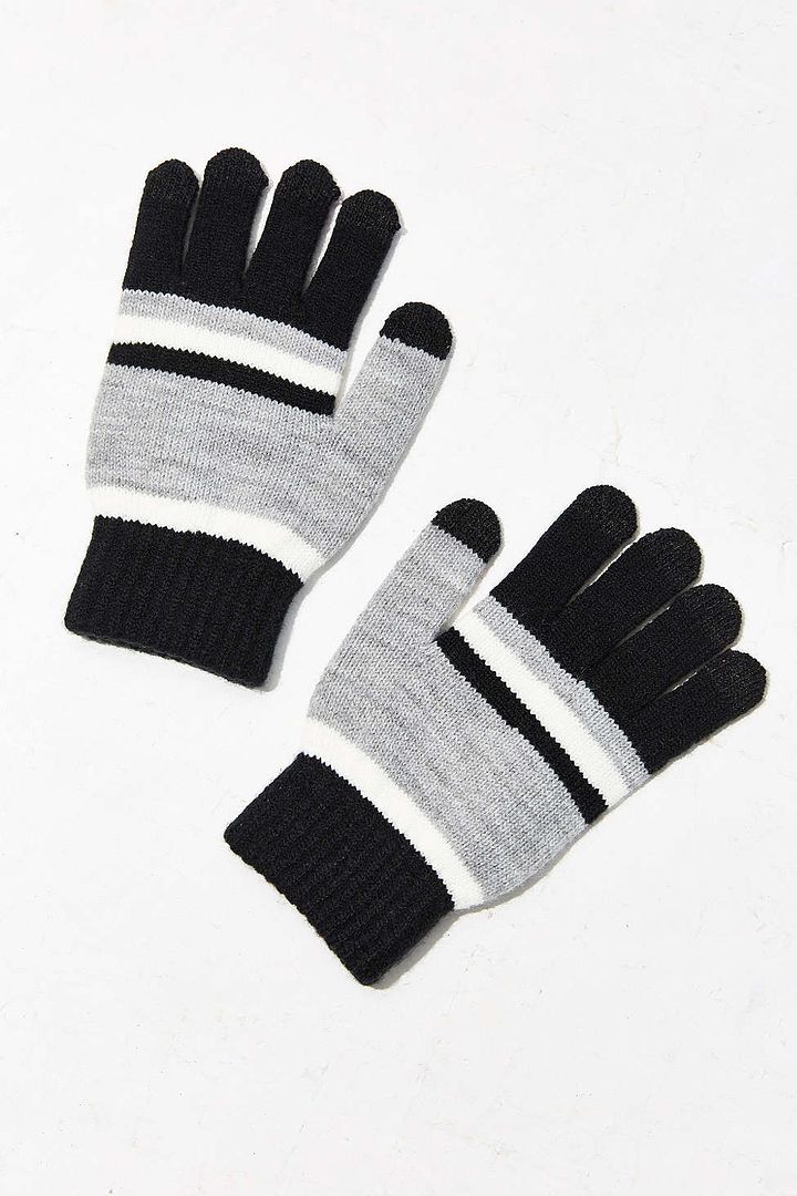 Plush and stylish touchscreen gloves at Urban Outfitter | cool tech stocking stuffers
