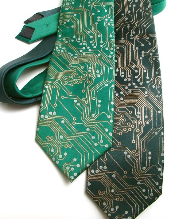 Father's Day gifts for geeks: circuit board necktie