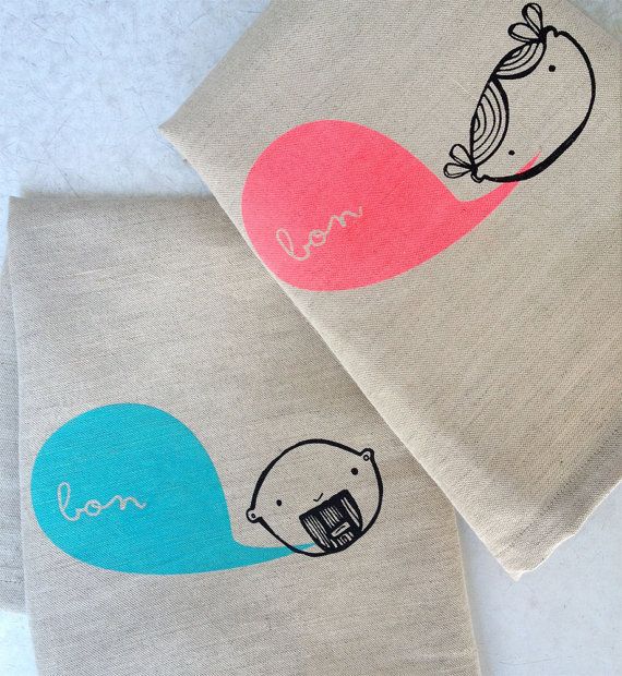 Tea towels from Coucou Salut