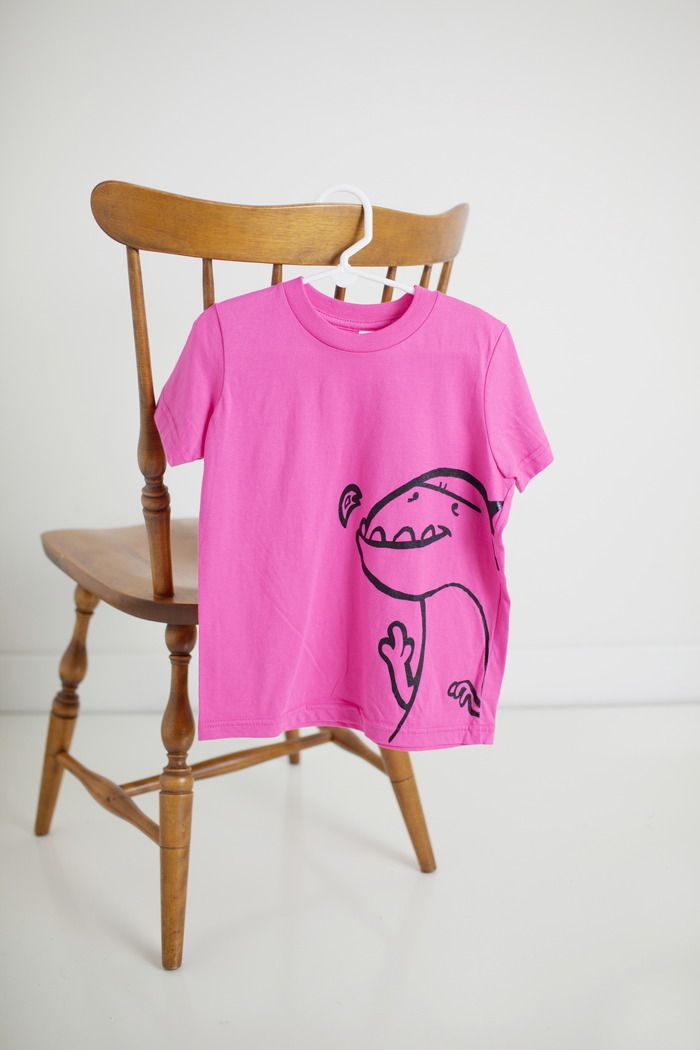 Quirkie Kids Pink Dinosaur Tee | Cool Mom Picks