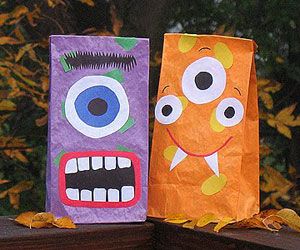 make your own halloween treat bags
