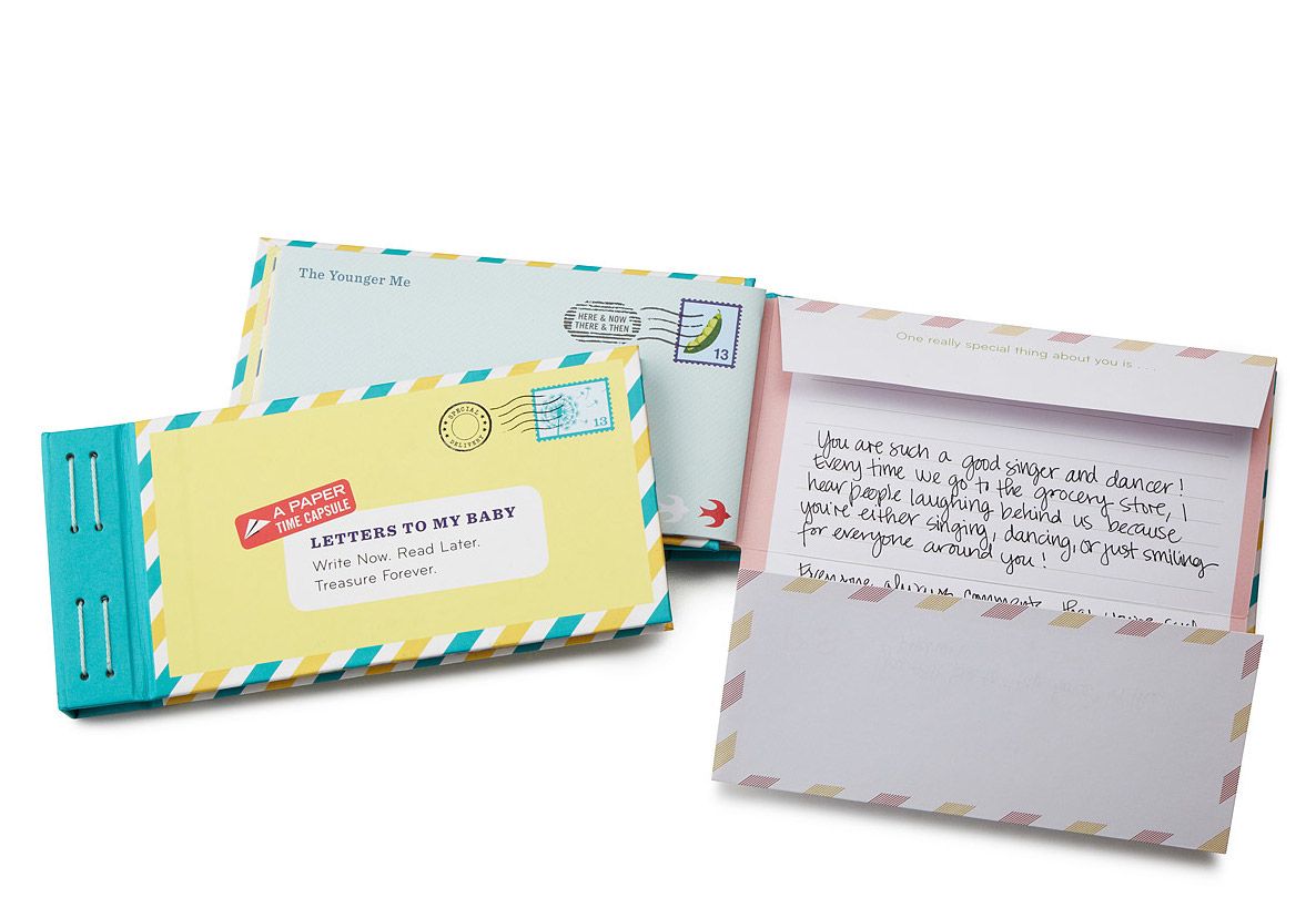 First Mother's Day gifts for new moms: Letter's to my baby keepsake memory book