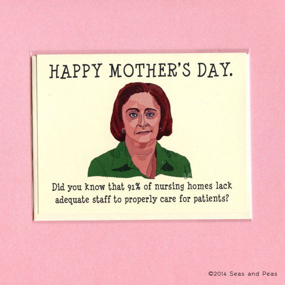 Funny Debbie Downer card for Mother's Day