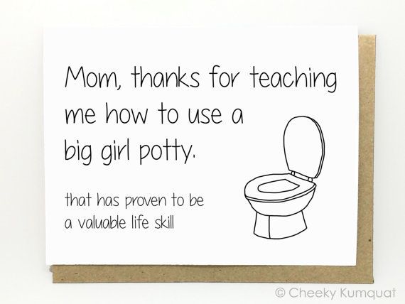 Funny Mother's Day card: Life skills