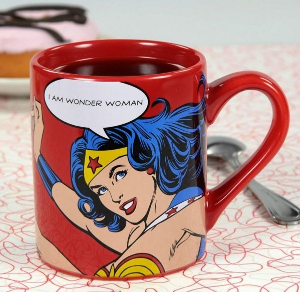 First Mother's Day gifts for new moms | I Am Wonder Woman mug... and a year's coffee subscription