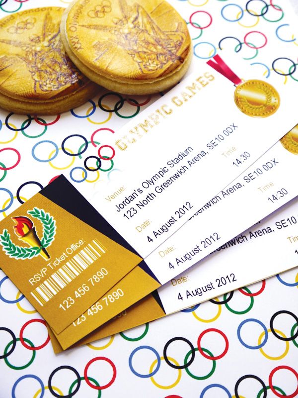 olympic party printables / invitation