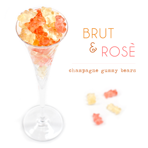 Candy gifts for Valentine's Day: champagne gummy bears at Sugarfina