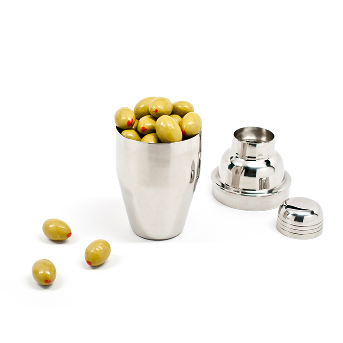 Candy gifts for Valentine's Day: Chocolate Martini olives. (They're really almonds.)