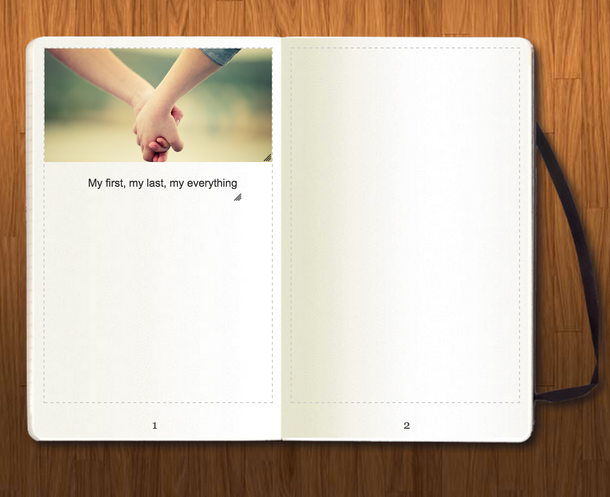 Personalized VAlentines Gifts: custom Moleskines with your own photos + text