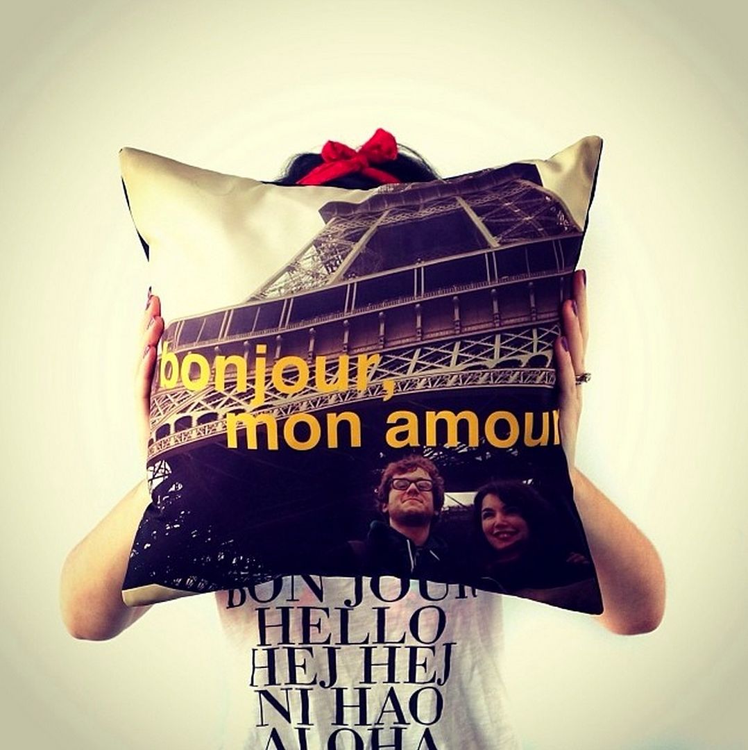 Custom Instagram pillows from Stitchtagram are cool, crafty Valentine's Day gifts