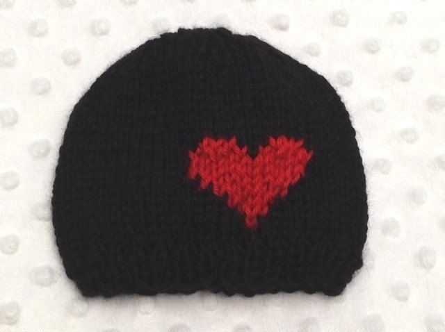 Heart baby hat: Cute unisex Valentine's Day gift idea for babies