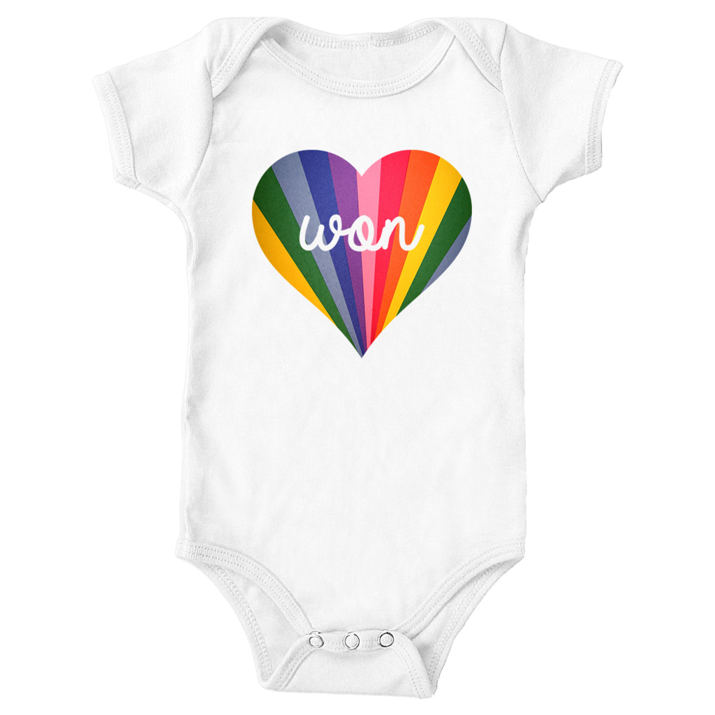 Love Won onesie: Cute Valentine's Day gift idea for babies