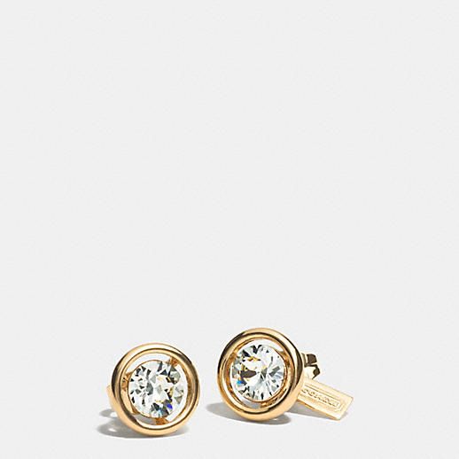 Valentines gifts for her under 50: Coach Halo stud earrings